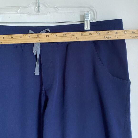 Figs Technical Collection Scrub Pants Men XLT Navy Cargo Inseam 32" Medical - Picture 5 of 10